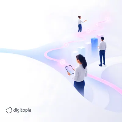 Transformation measurement dashboard tracking maturity score progression across enterprise capabilities