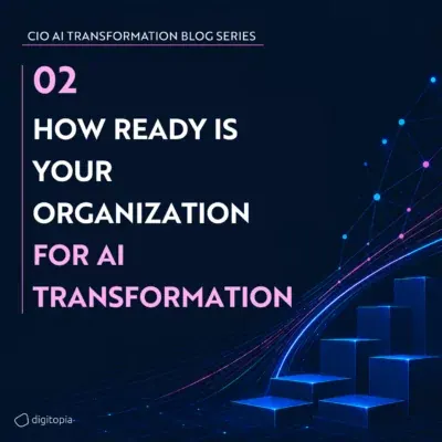 Blog cover: CIO AI Transformation Blog Series 02 — How ready is your organization for AI transformation