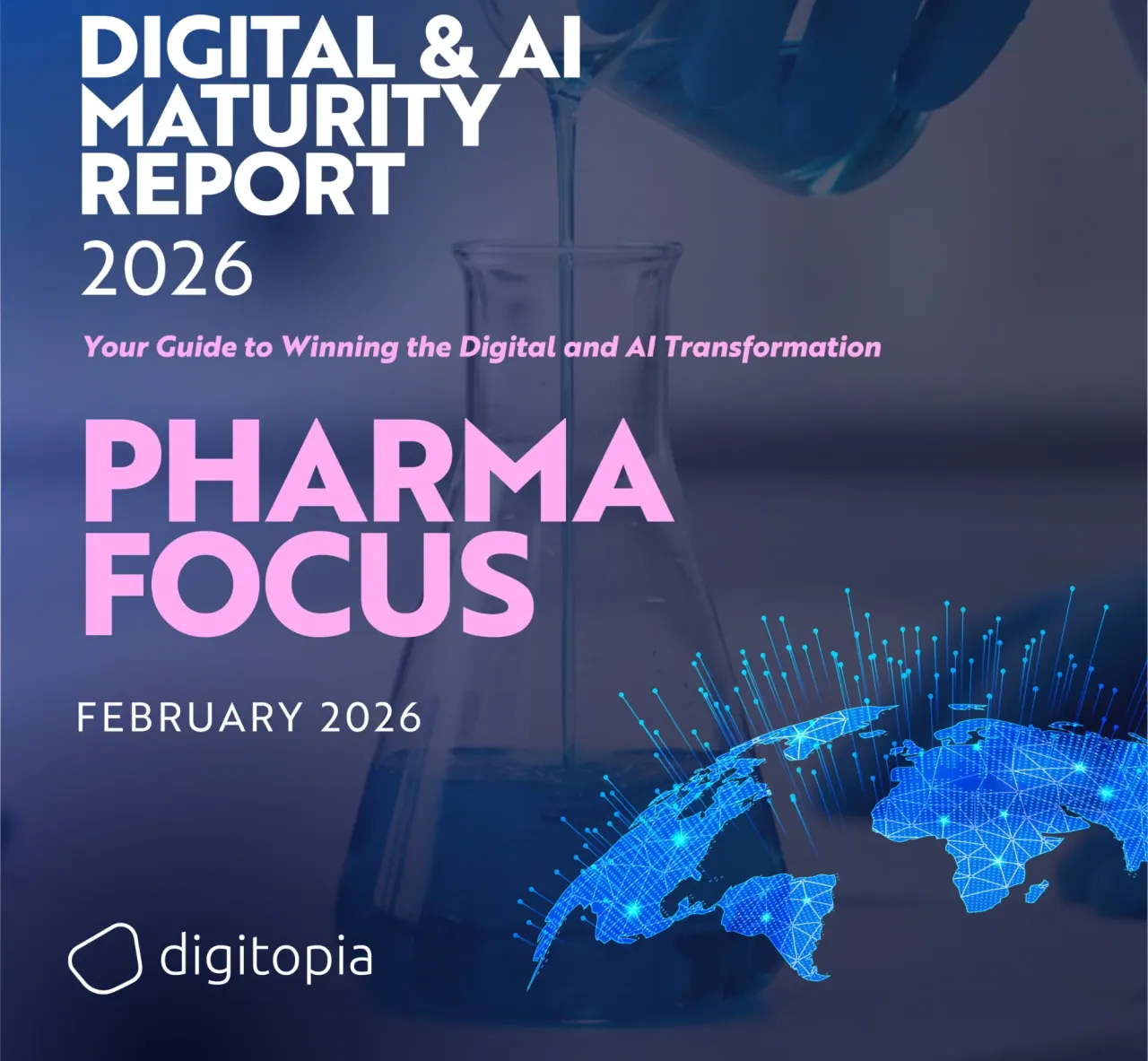 Digital & AI Maturity Report 2026 Industry Focus – Pharmaceuticals cover