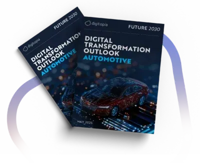 Two copies of Future 2030: Digital Transformation Outlook for Automotive
