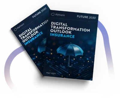 Two copies of Future 2030: Digital Transformation Outlook for Insurance