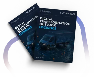 Two copies of Future 2030: Digital Transformation Outlook for Logistics