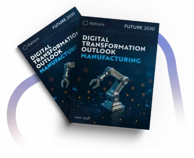 Two copies of Future 2030: Digital Transformation Outlook for Manufacturing