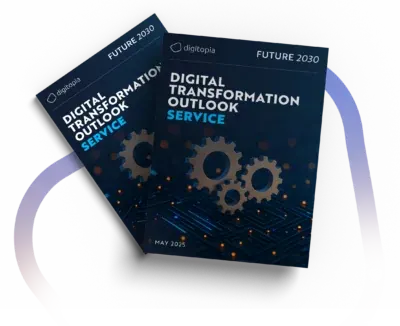 Two copies of Future 2030: Digital Transformation Outlook for Services