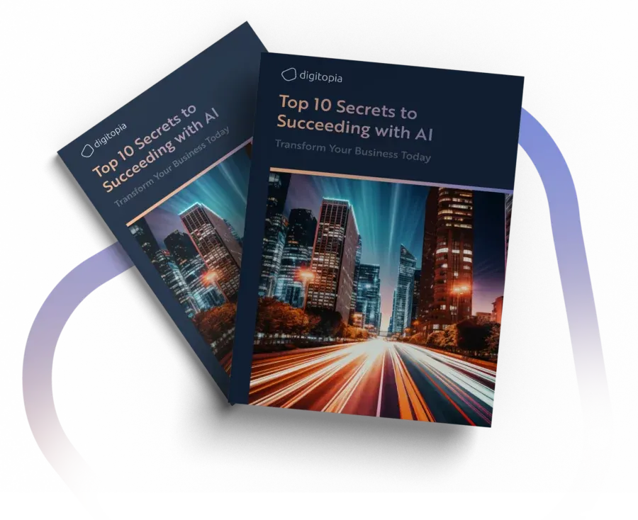 Two copies of the Top 10 Secrets e-book, one behind the other, on a pale gradient background.